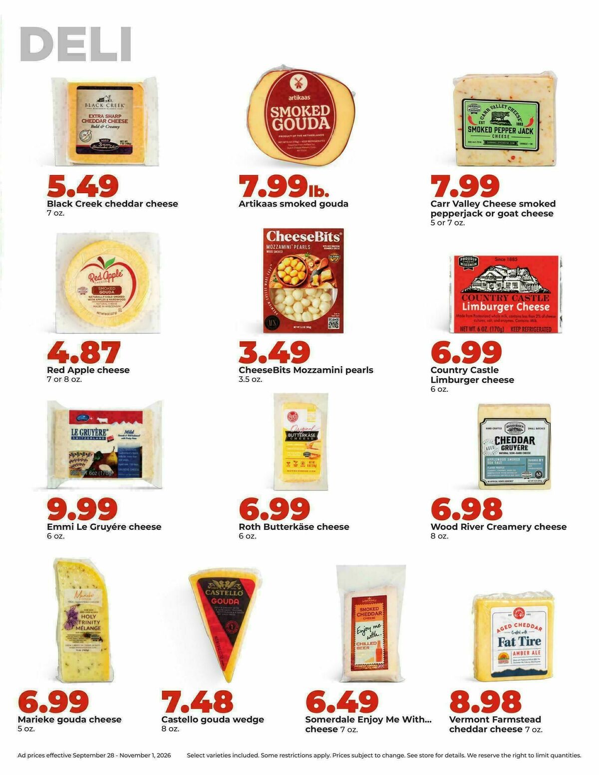 Hy-Vee OCTOBER DEALS GOOD ALL MONTH LONG Weekly Ad from September 28