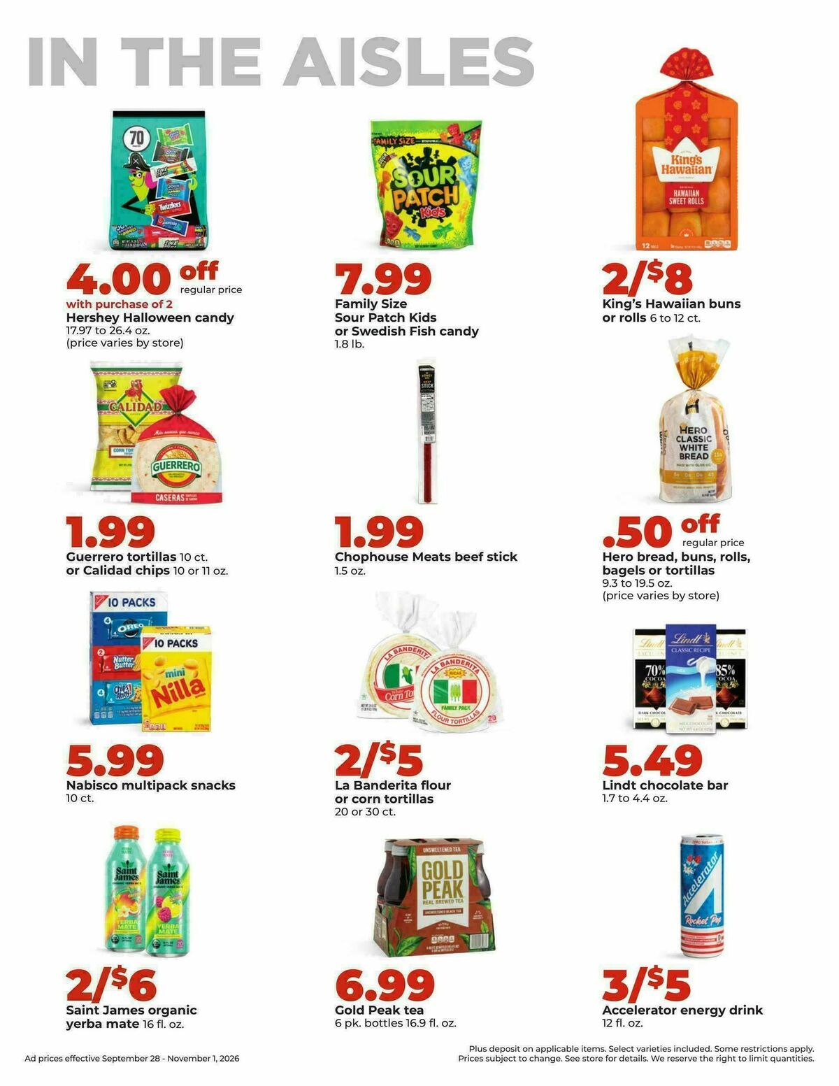 Hy-Vee OCTOBER DEALS GOOD ALL MONTH LONG Weekly Ad from September 28