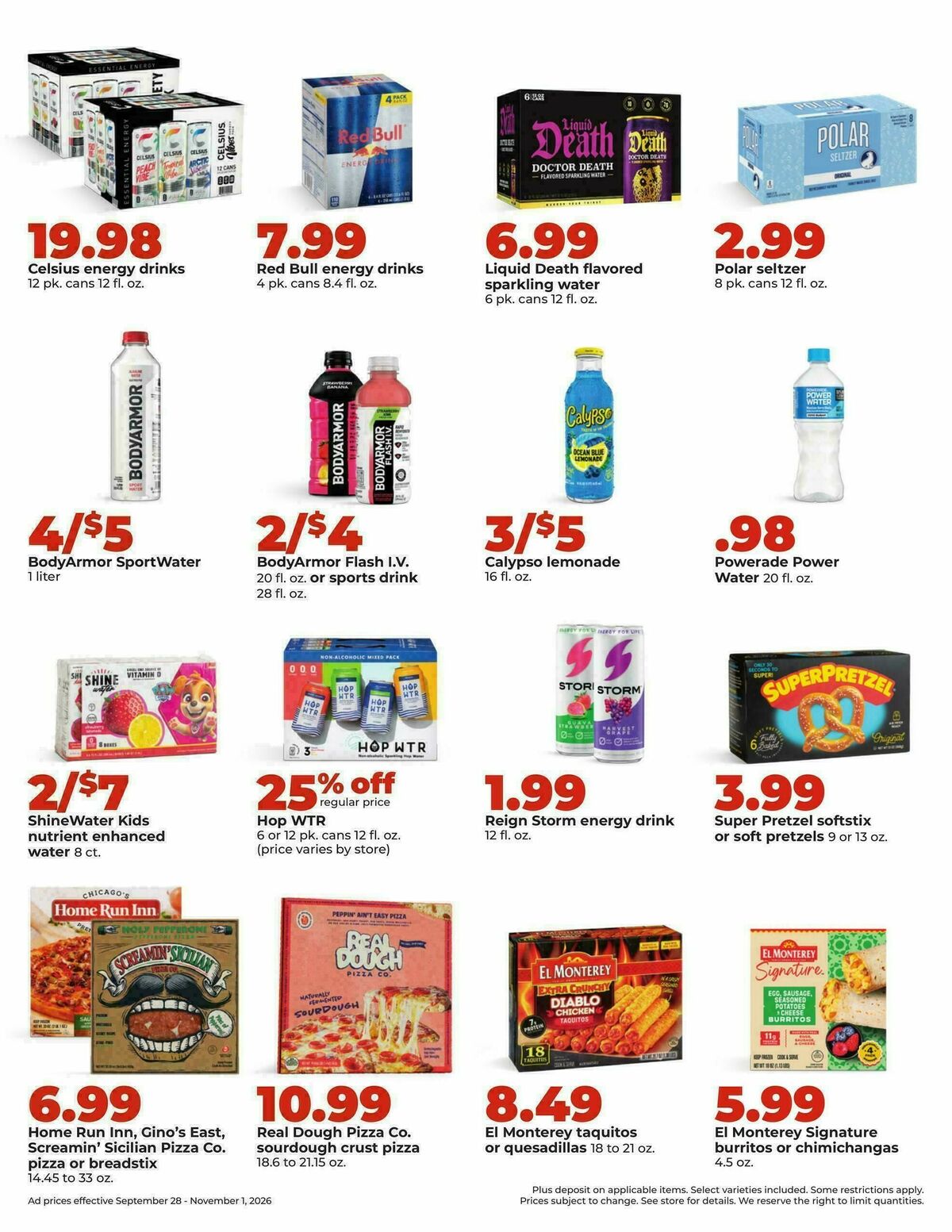 Hy-Vee OCTOBER DEALS GOOD ALL MONTH LONG Weekly Ad from September 28