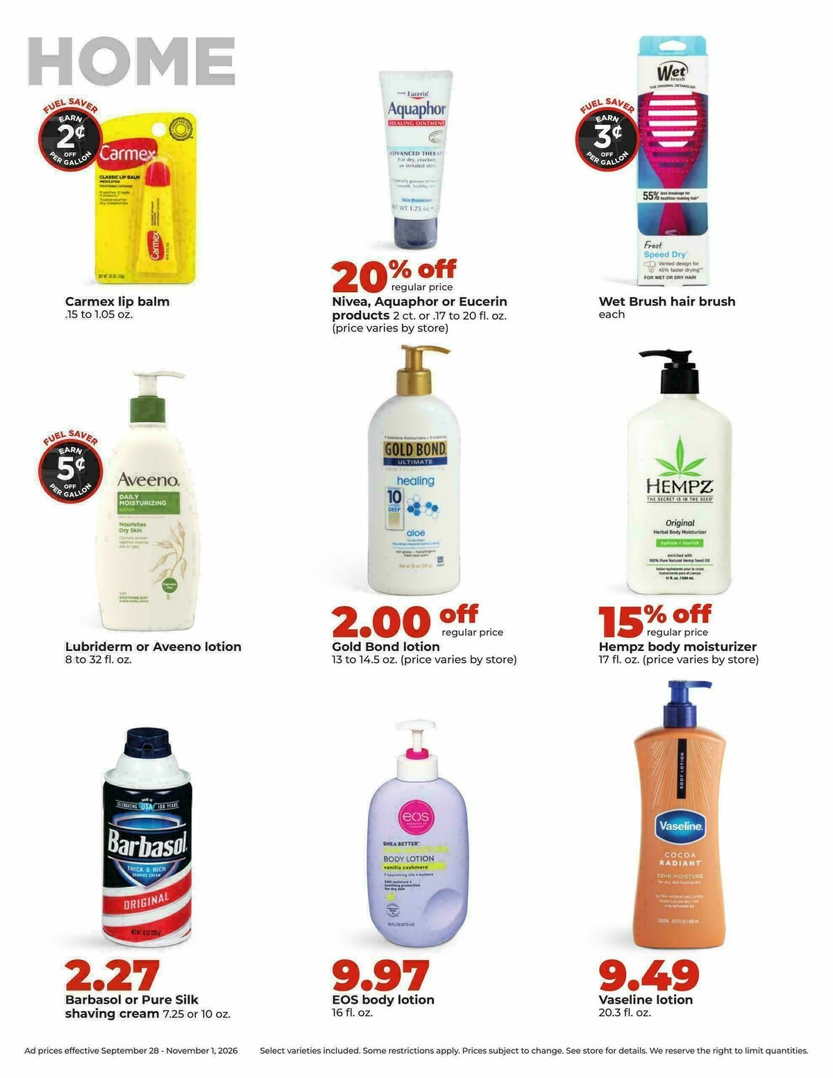 Hy-Vee OCTOBER DEALS GOOD ALL MONTH LONG Weekly Ad from September 28