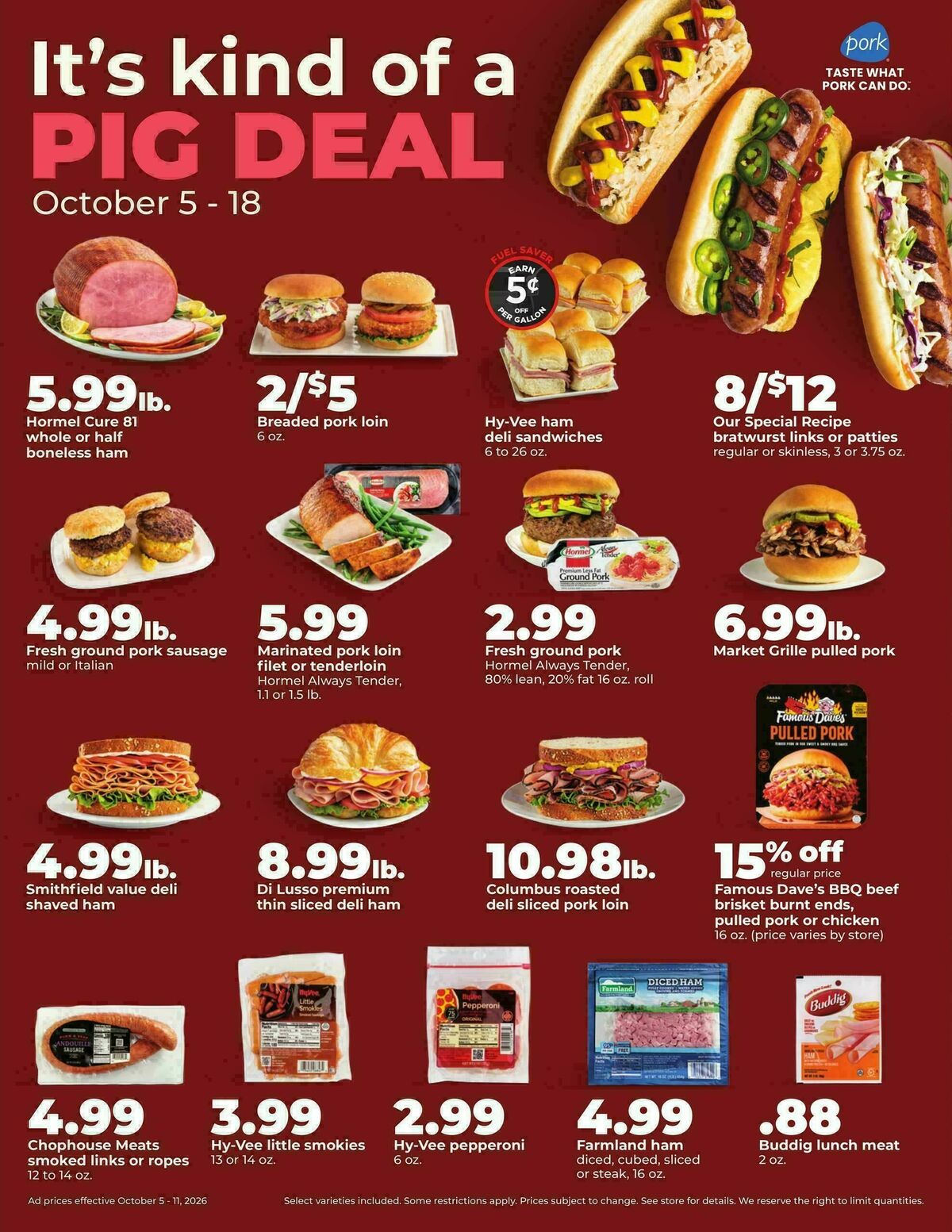 Hy-Vee Weekly Ad from October 5