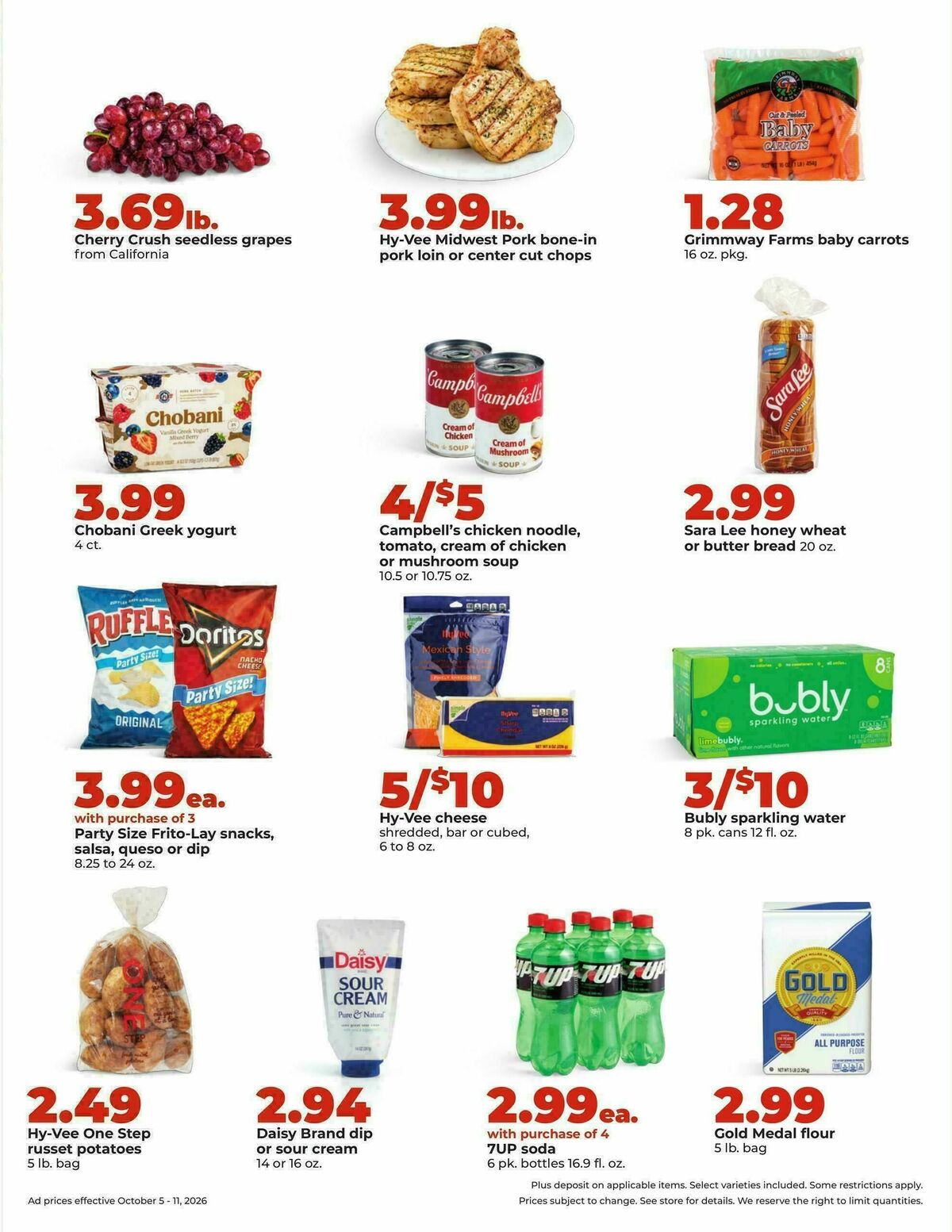 Hy-Vee Weekly Ad from October 5