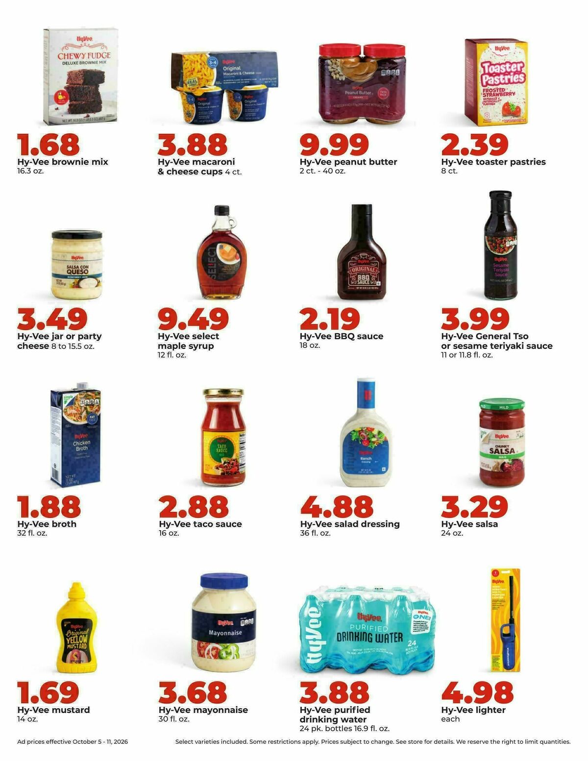 Hy-Vee Weekly Ad from October 5