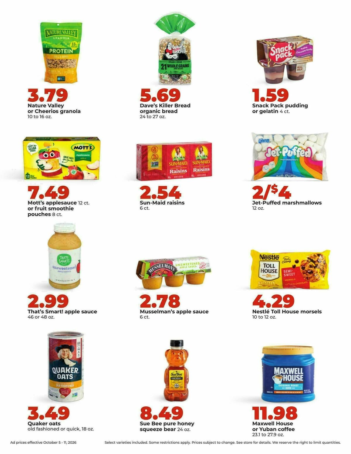 Hy-Vee Weekly Ad from October 5