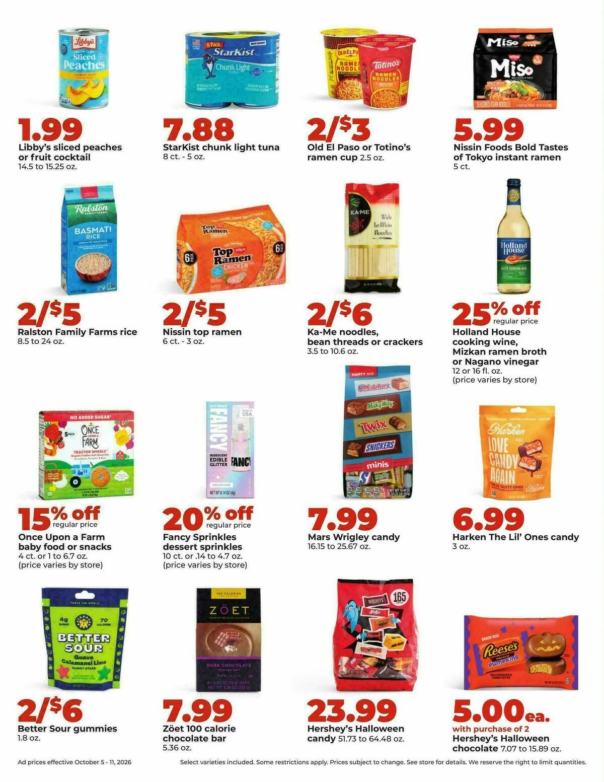 Hy-Vee Weekly Ad from October 5