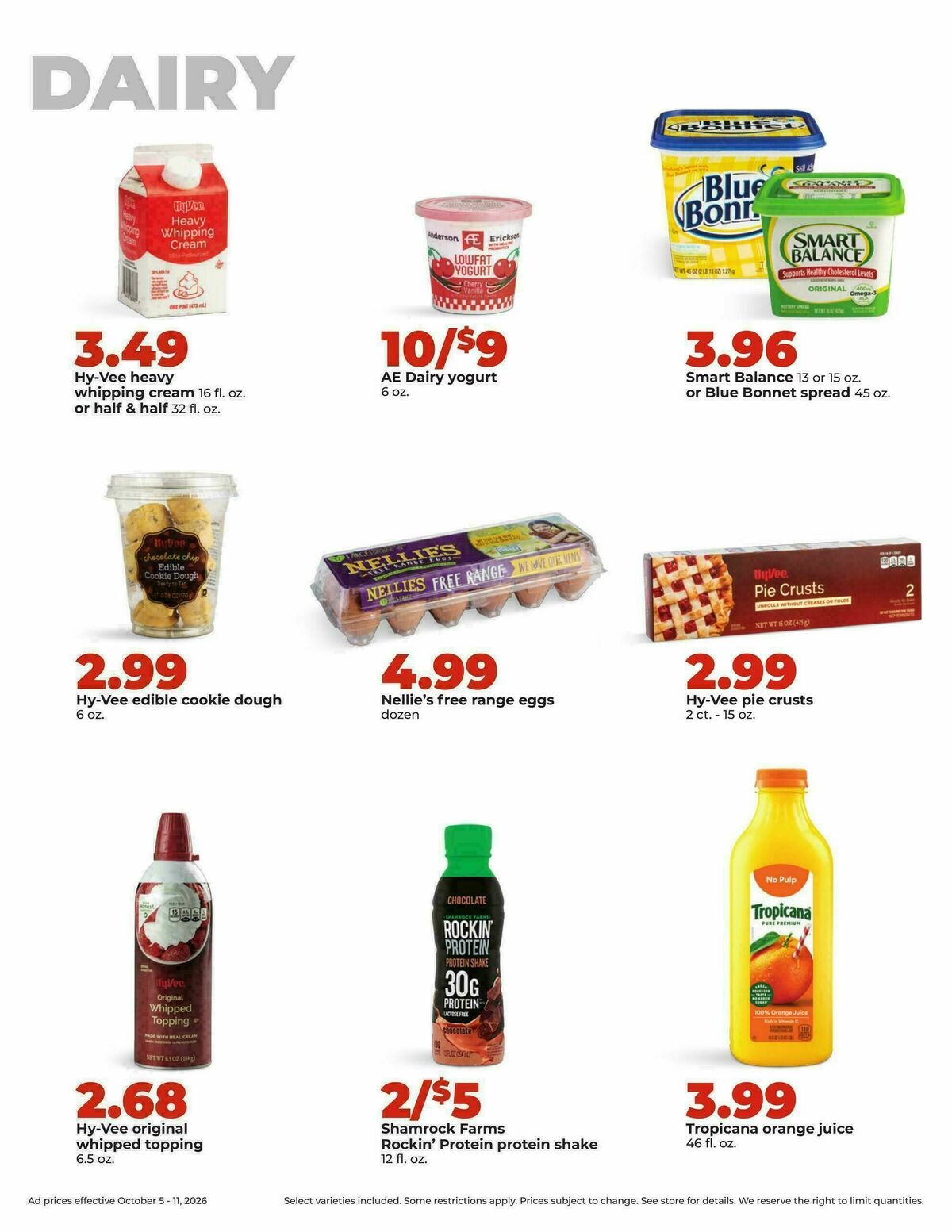 Hy-Vee Weekly Ad from October 5