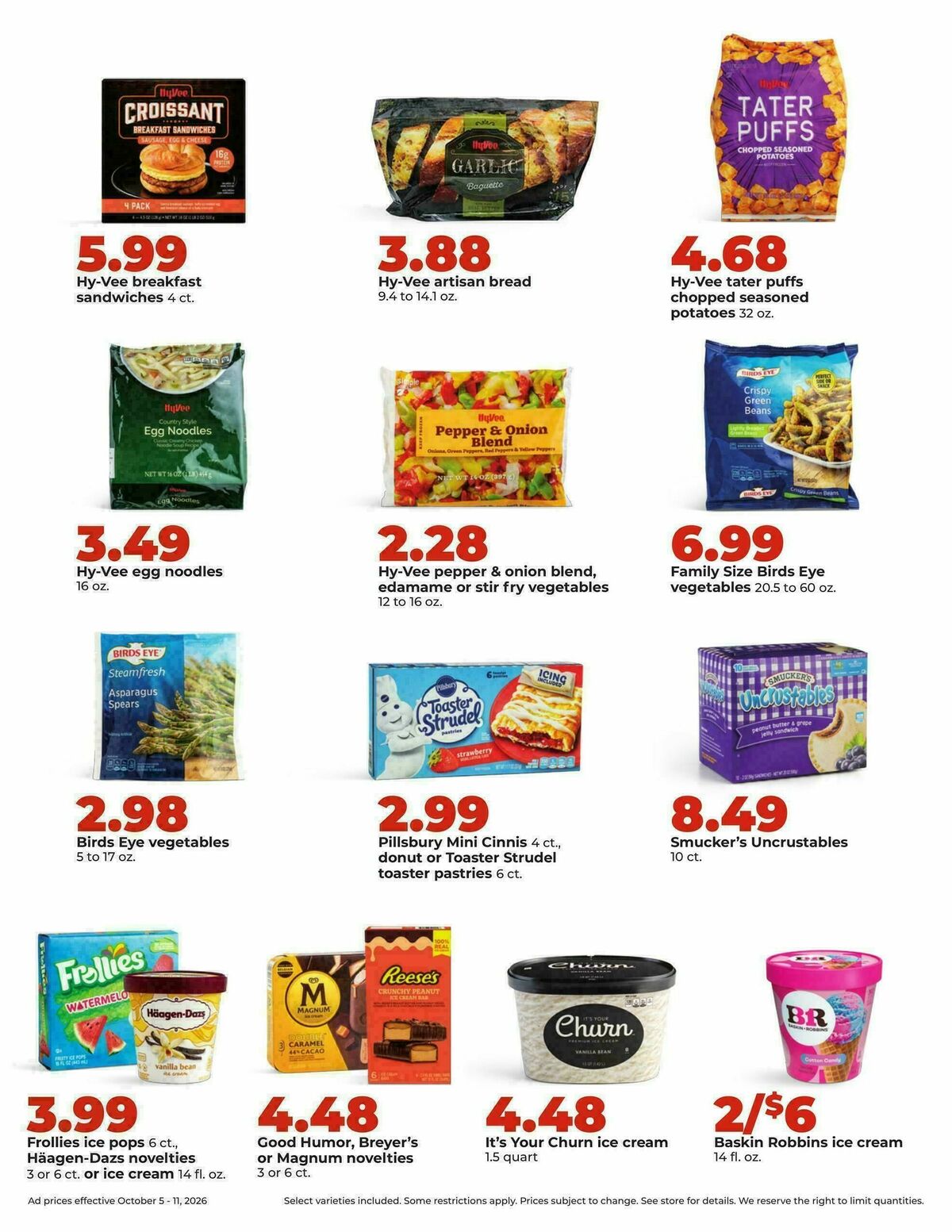 Hy-Vee Weekly Ad from October 5