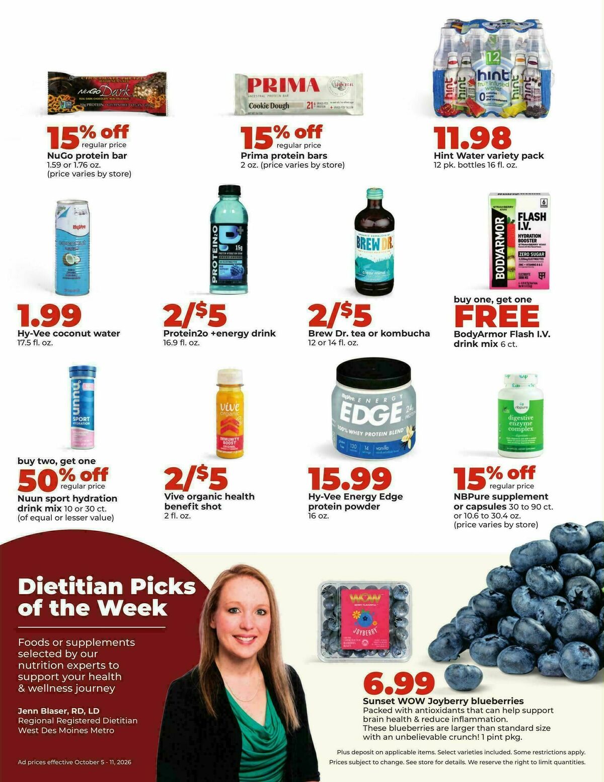 Hy-Vee Weekly Ad from October 5