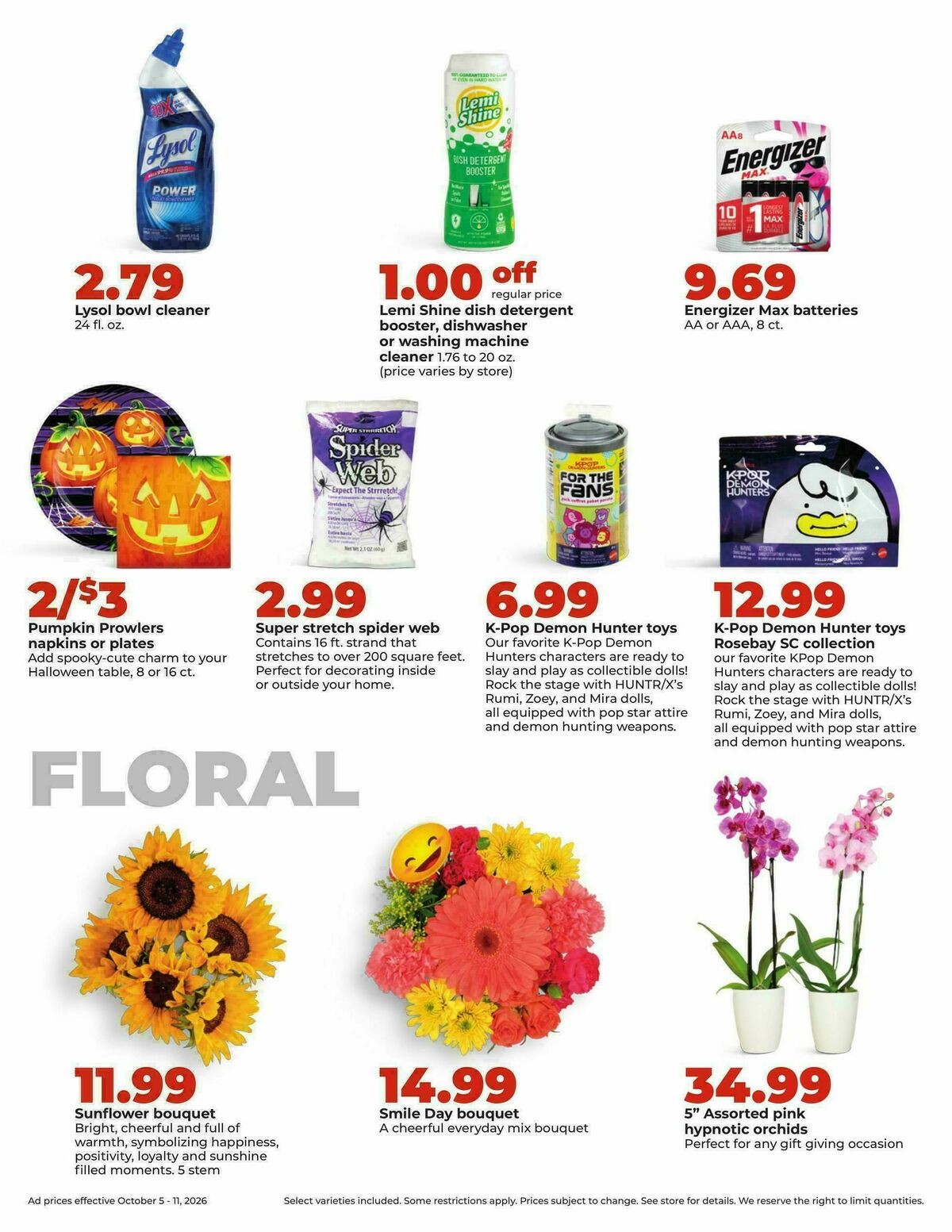 Hy-Vee Weekly Ad from October 5