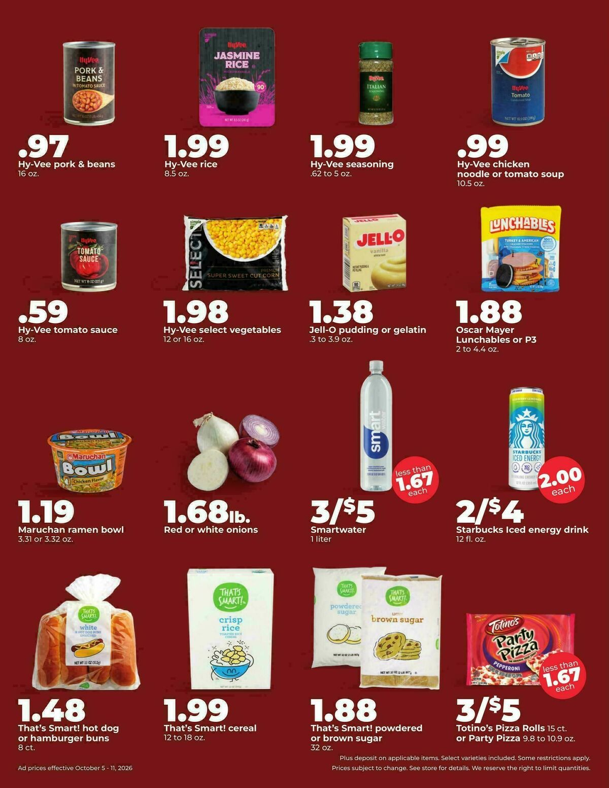 Hy-Vee Weekly Ad from October 5