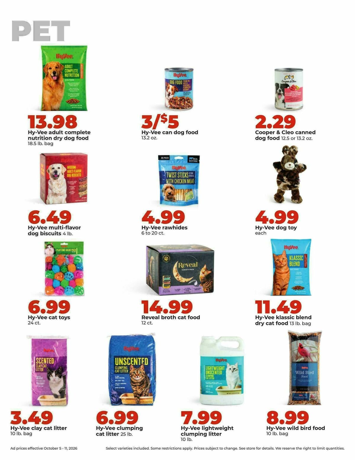 Hy-Vee Weekly Ad from October 5