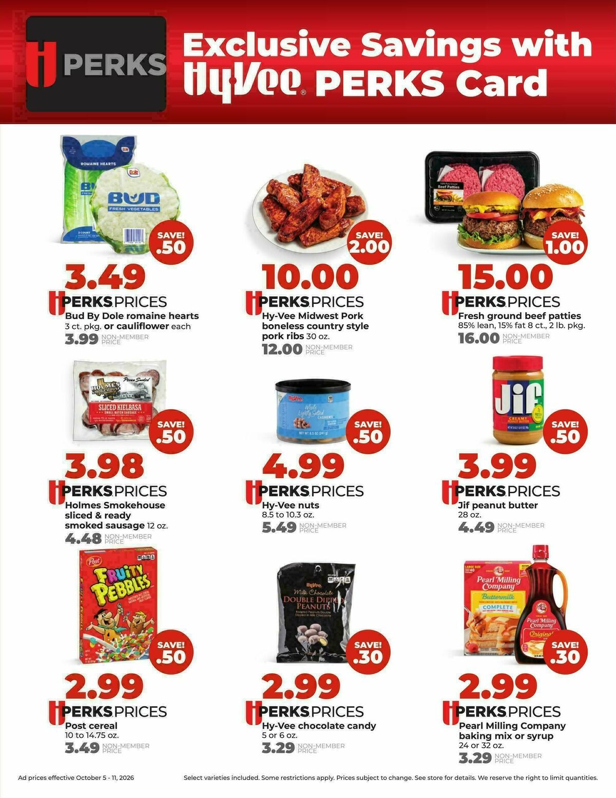 Hy-Vee Weekly Ad from October 5