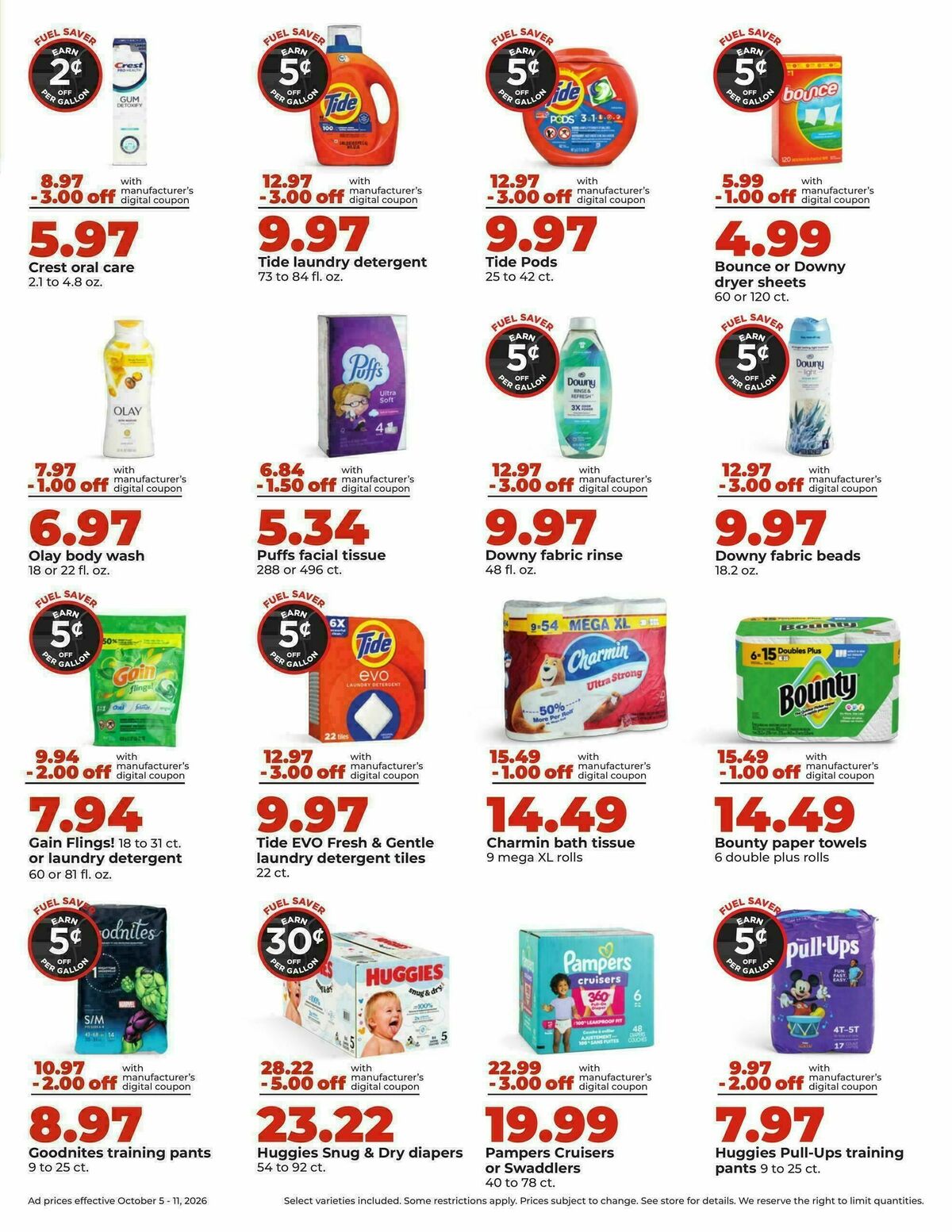 Hy-Vee Weekly Ad from October 5