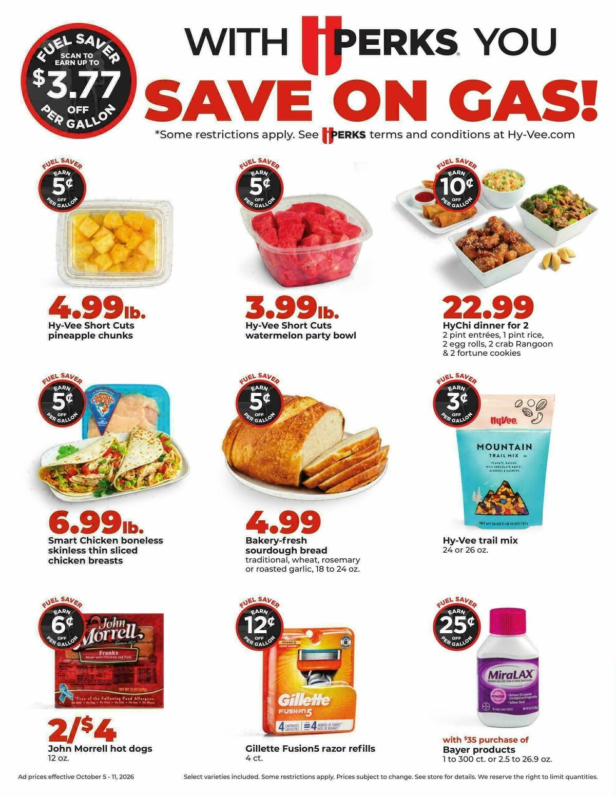 Hy-Vee Weekly Ad from October 5