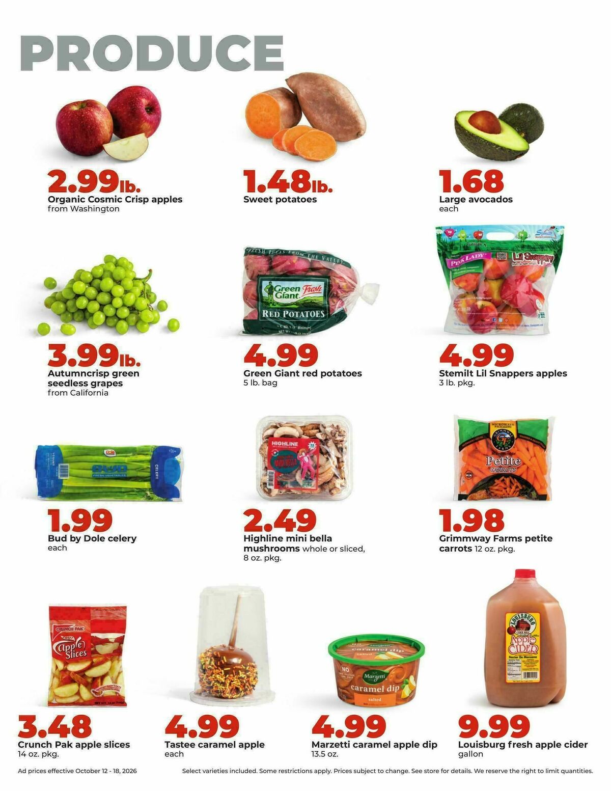 Hy-Vee Weekly Ad from October 12