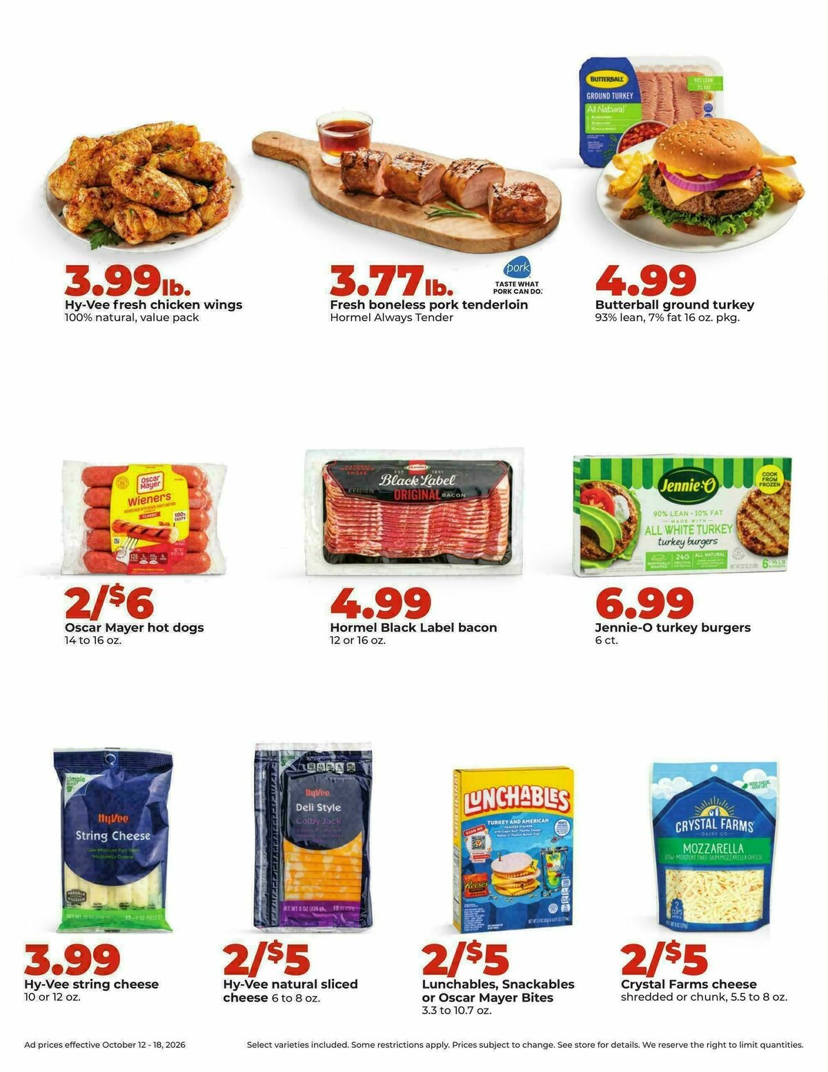 Hy-Vee Weekly Ad from October 12