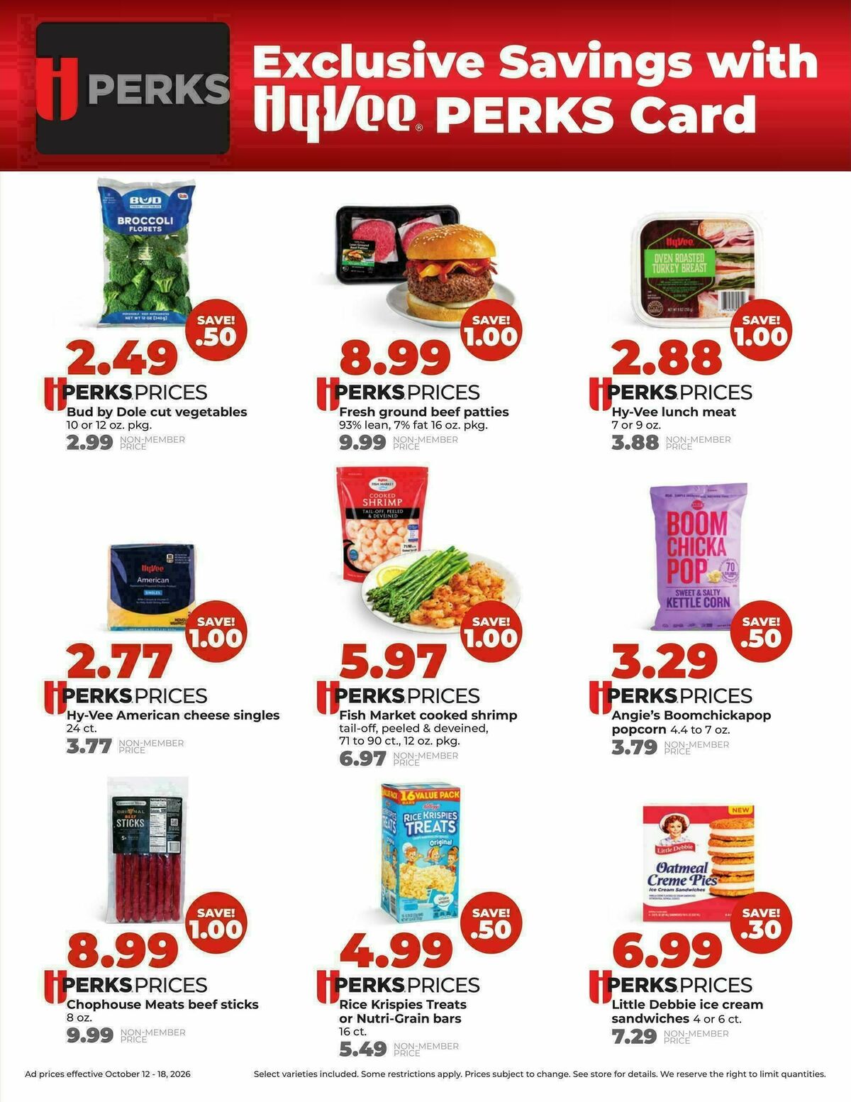 Hy-Vee Weekly Ad from October 12