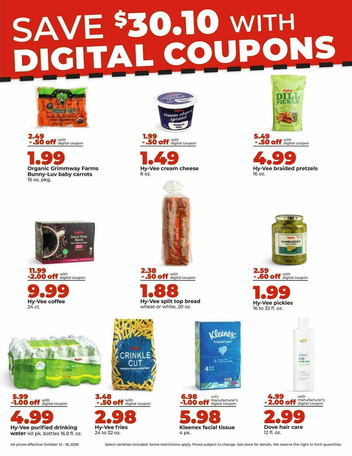 Hy-Vee Weekly Ad from October 12