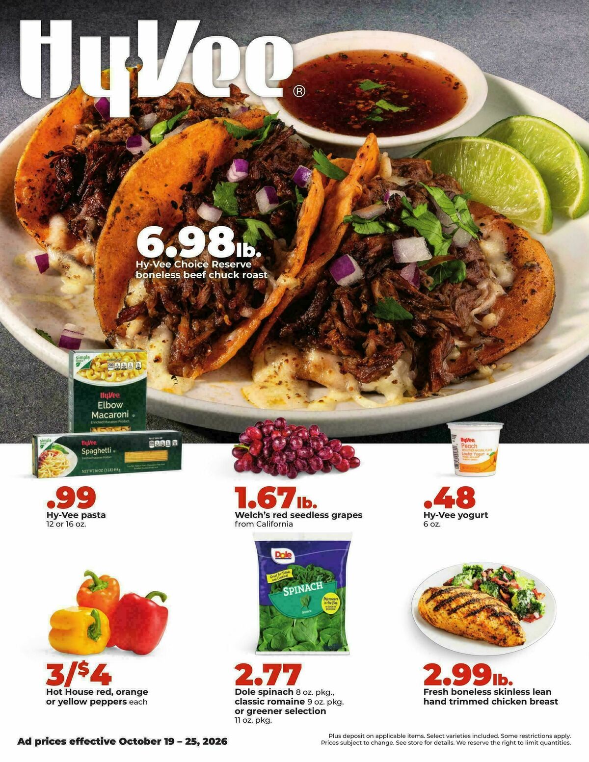 Hy-Vee Weekly Ad from October 19