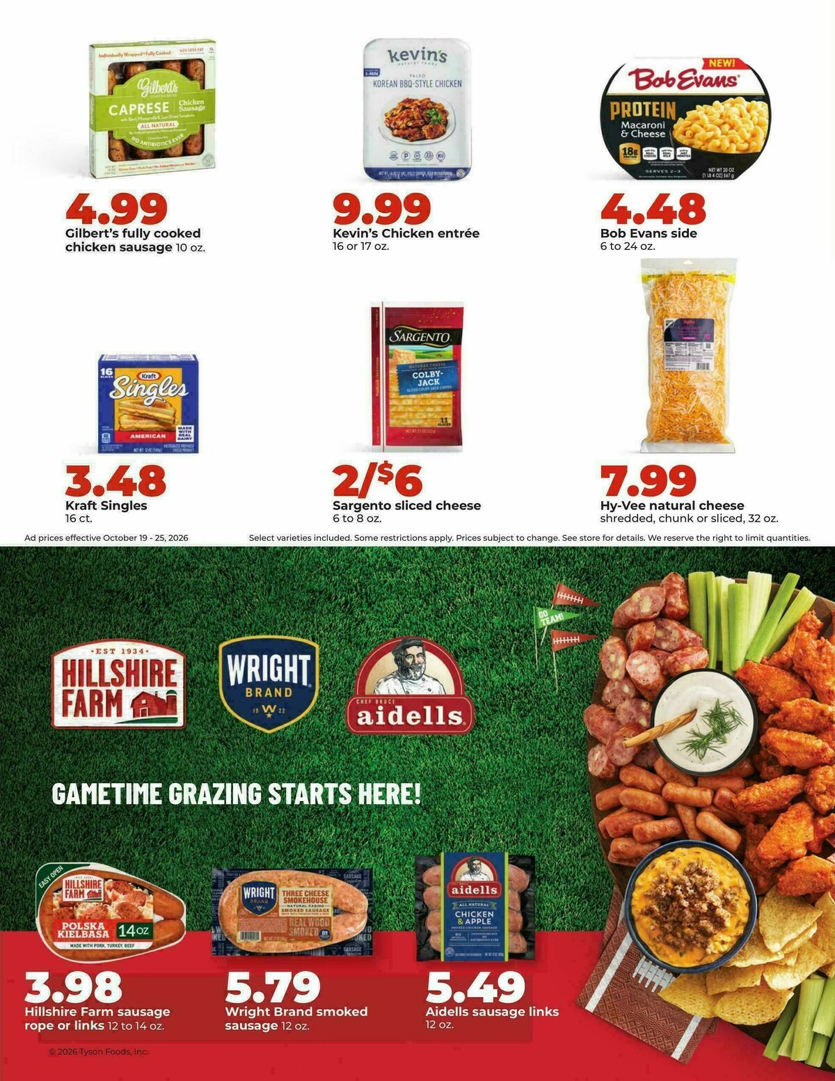 Hy-Vee Weekly Ad from October 19