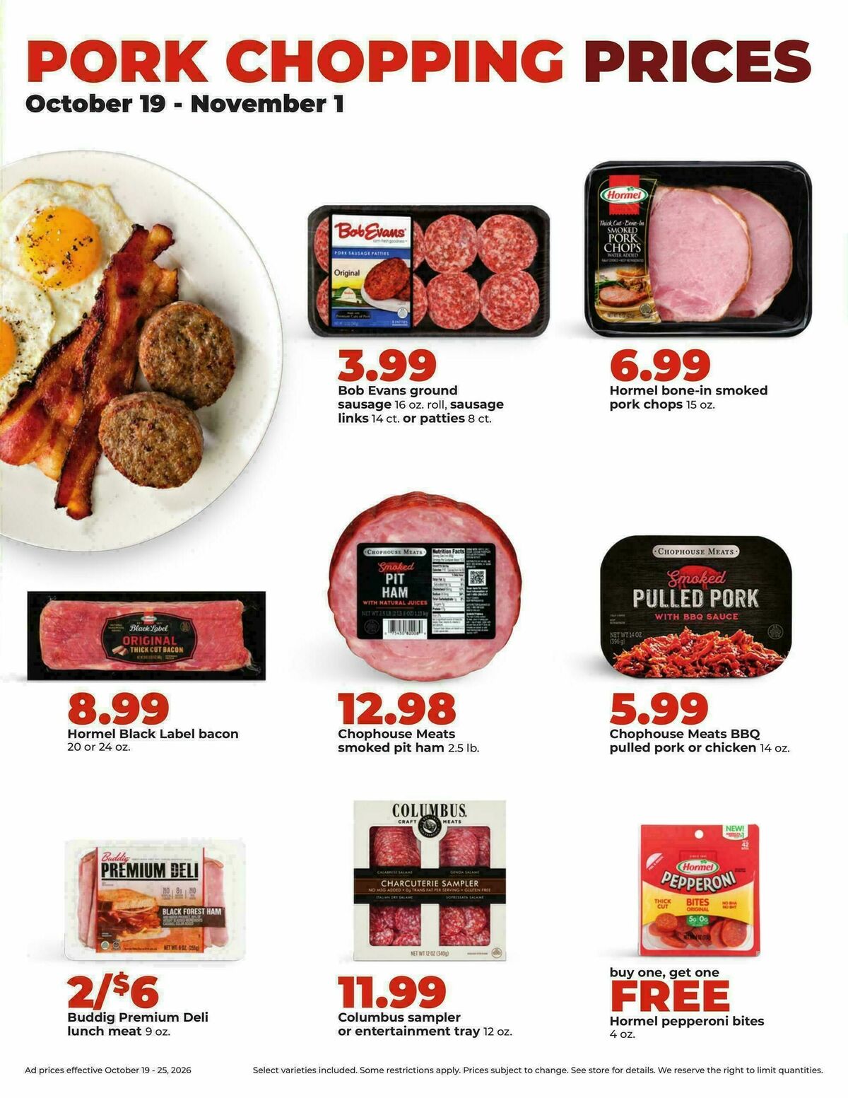 Hy-Vee Weekly Ad from October 19
