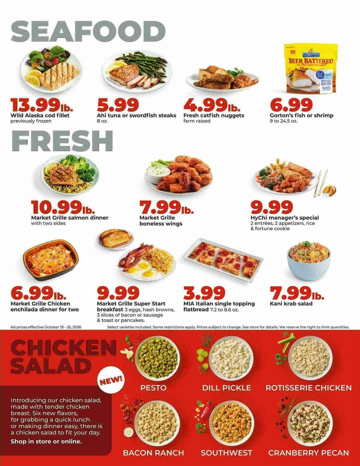 Hy-Vee Weekly Ad from October 19