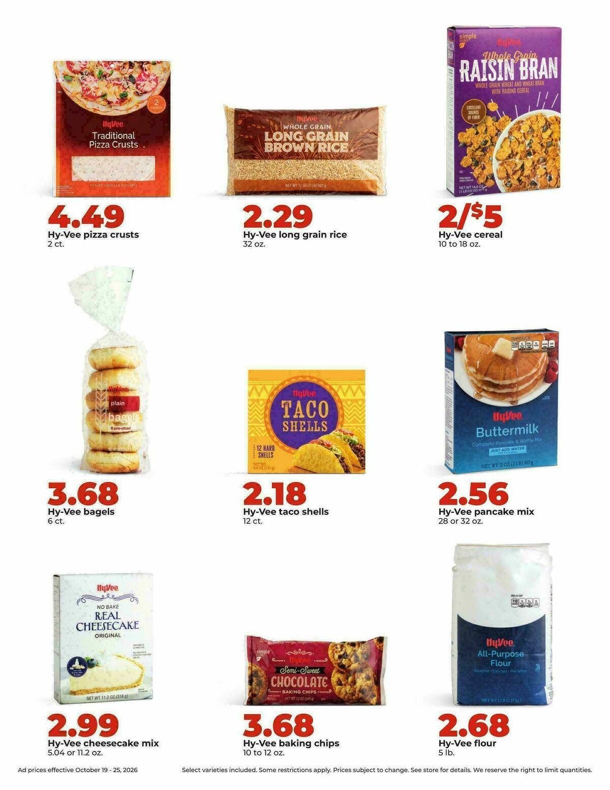 Hy-Vee Weekly Ad from October 19