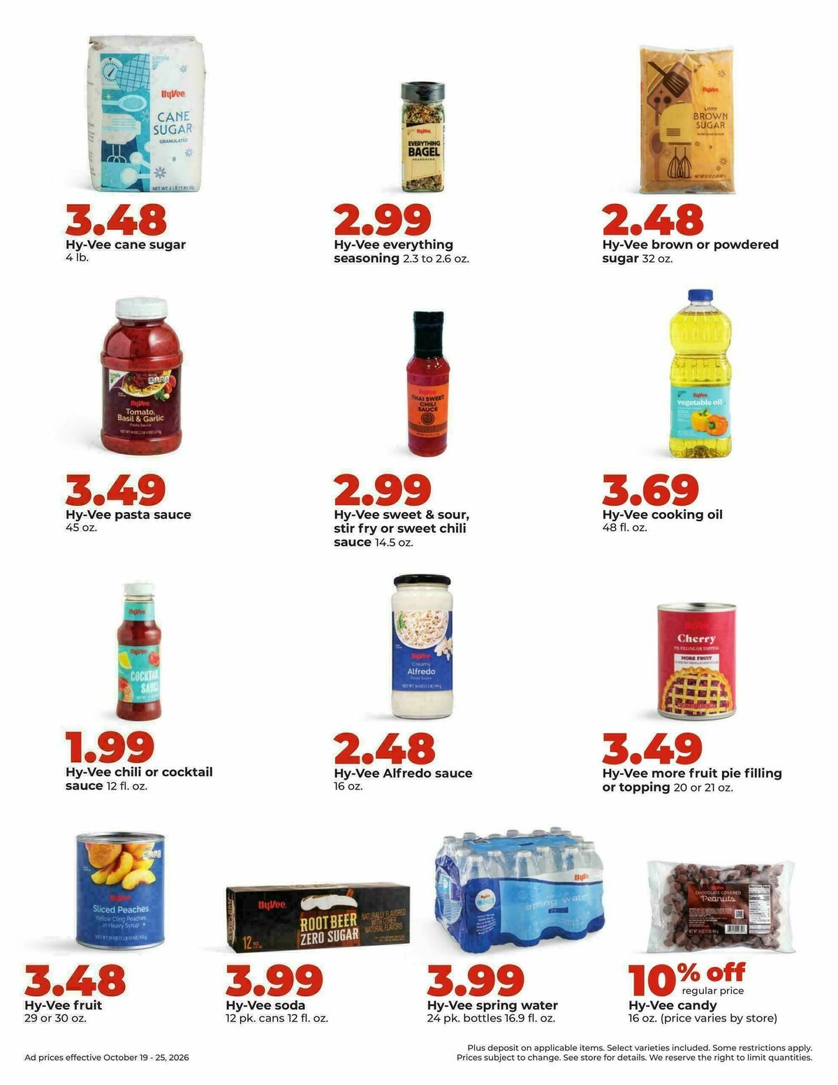 Hy-Vee Weekly Ad from October 19