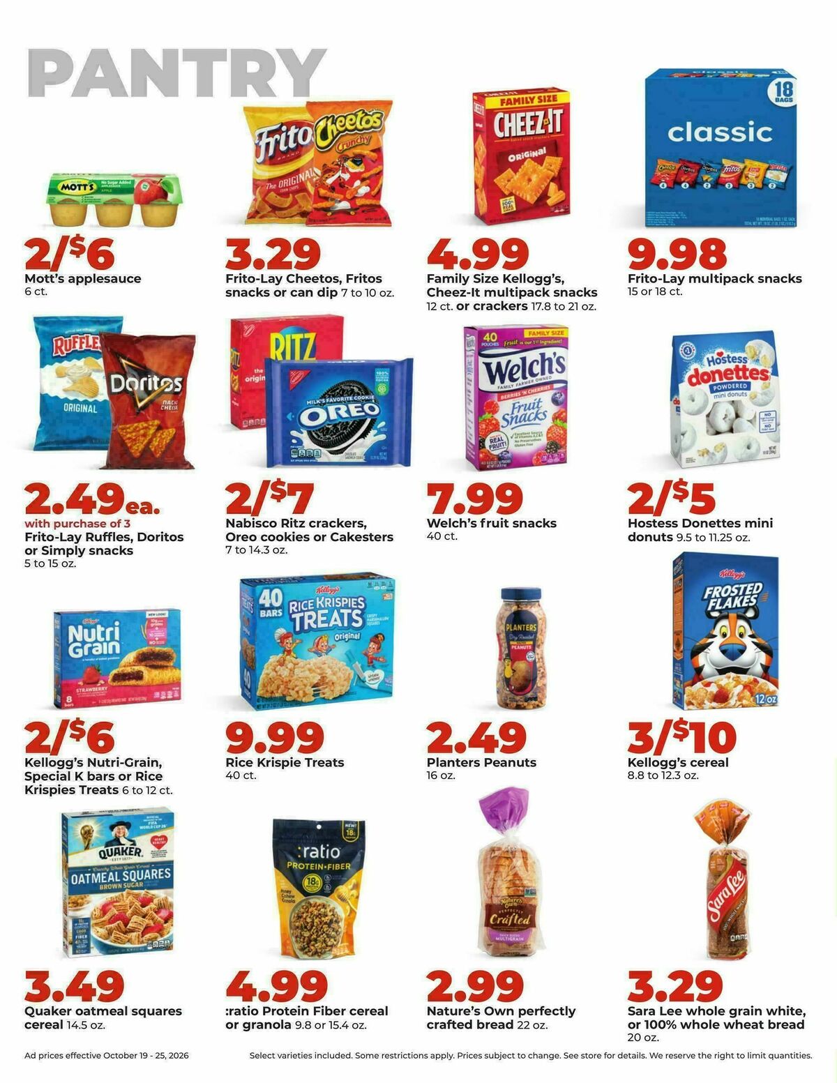 Hy-Vee Weekly Ad from October 19