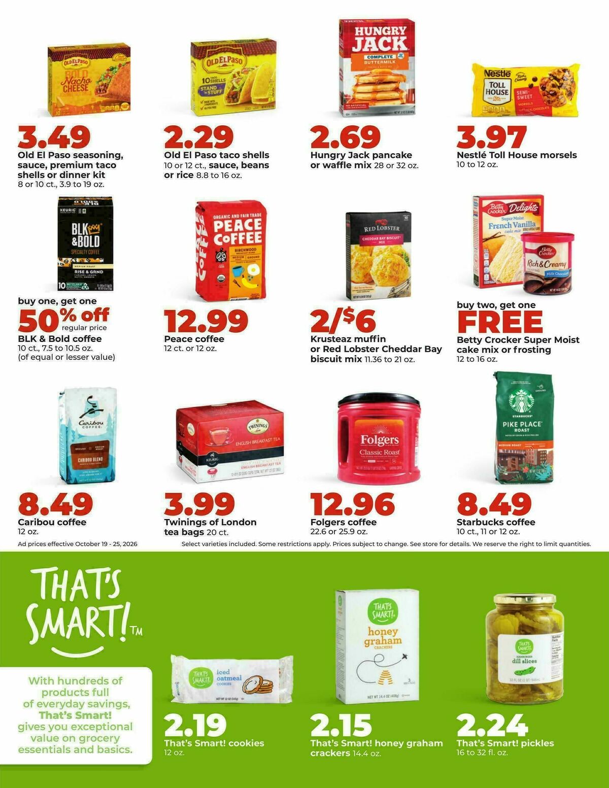 Hy-Vee Weekly Ad from October 19