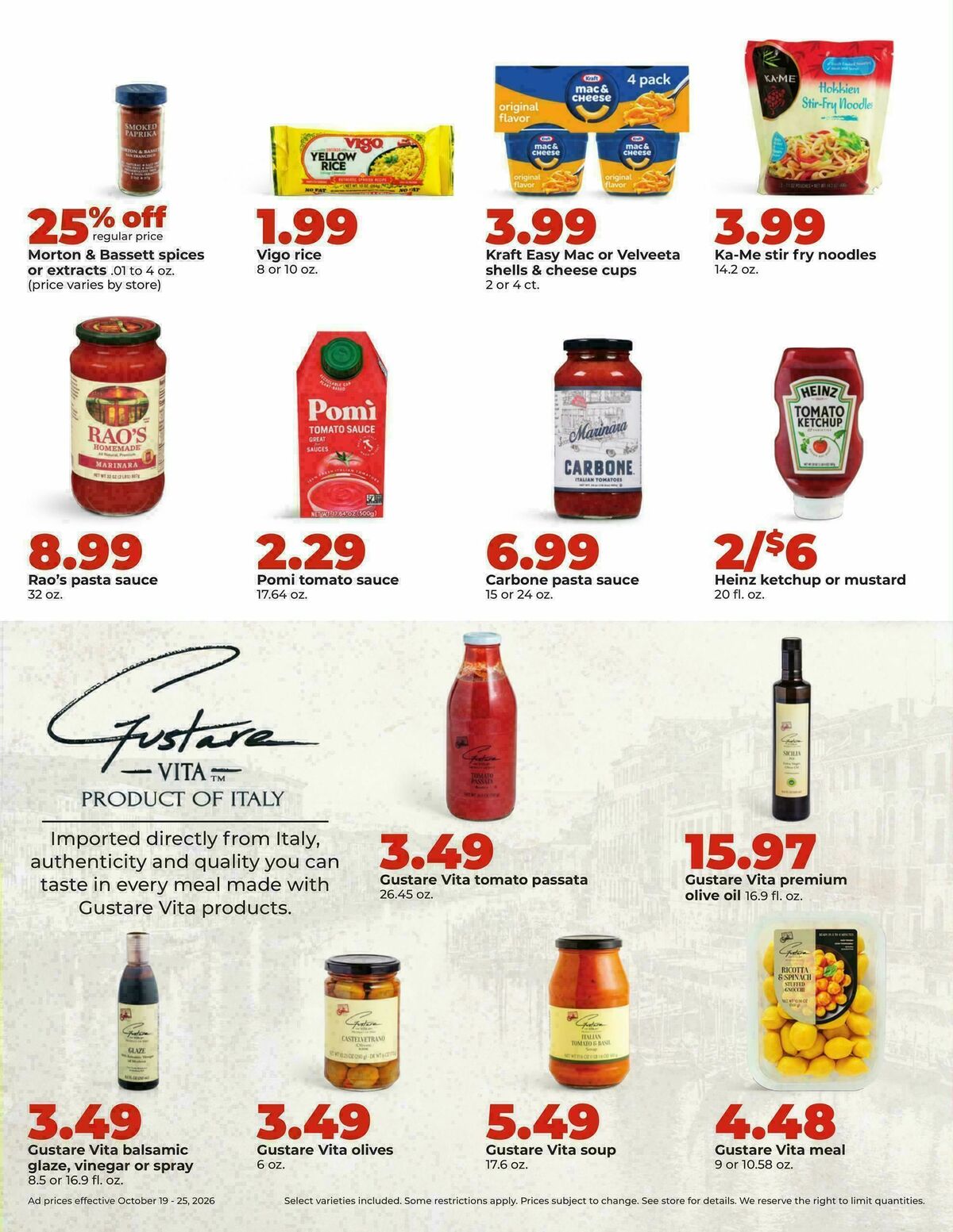 Hy-Vee Weekly Ad from October 19
