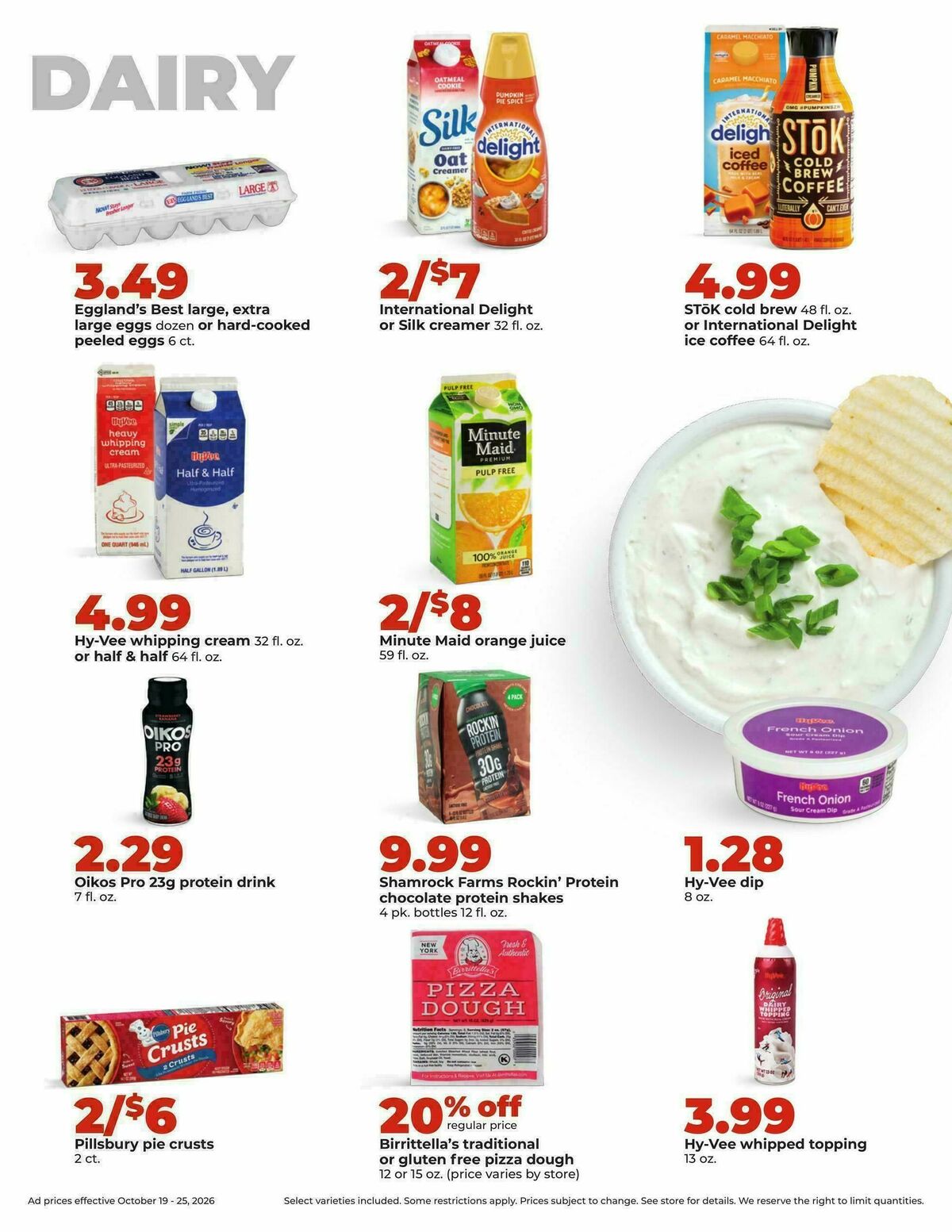 Hy-Vee Weekly Ad from October 19