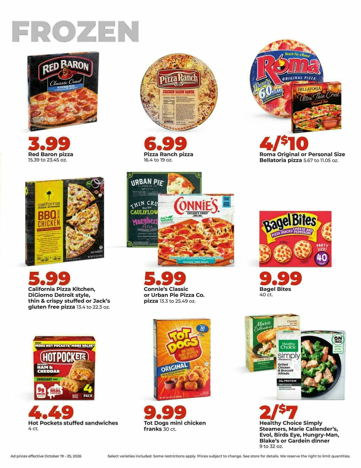 Hy-Vee Weekly Ad from October 19