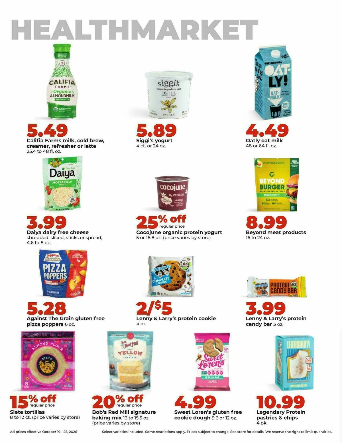 Hy-Vee Weekly Ad from October 19