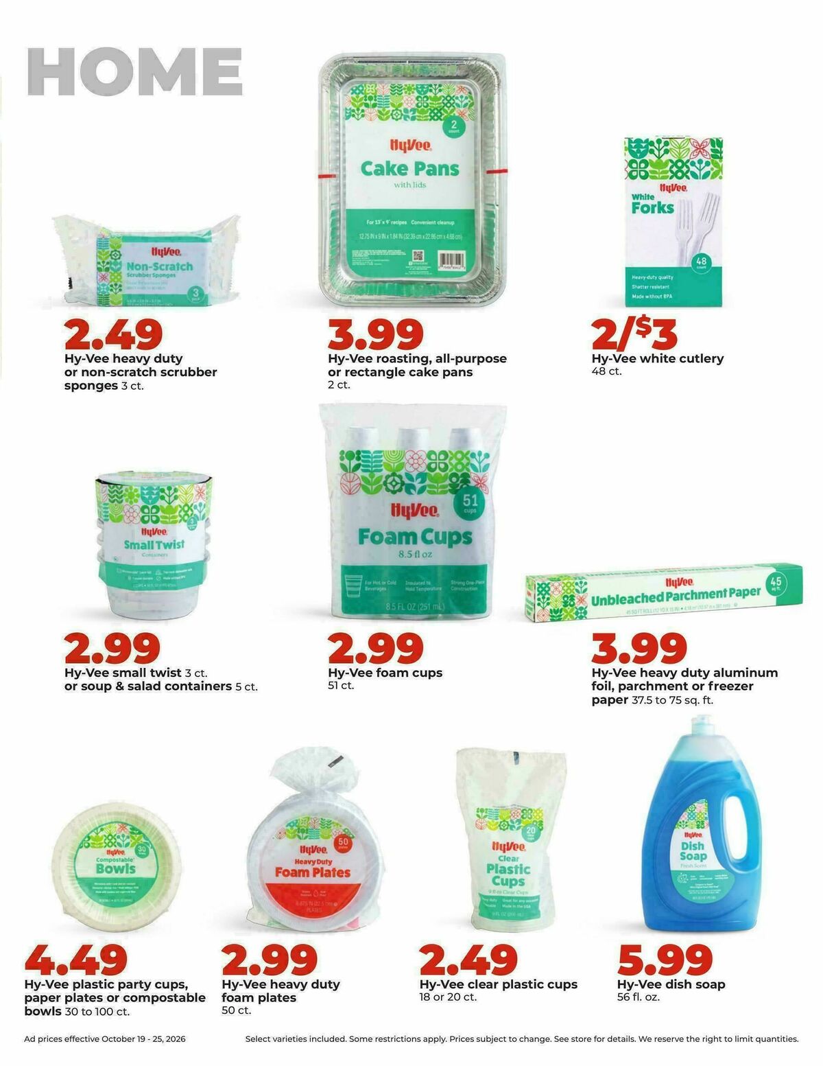 Hy-Vee Weekly Ad from October 19