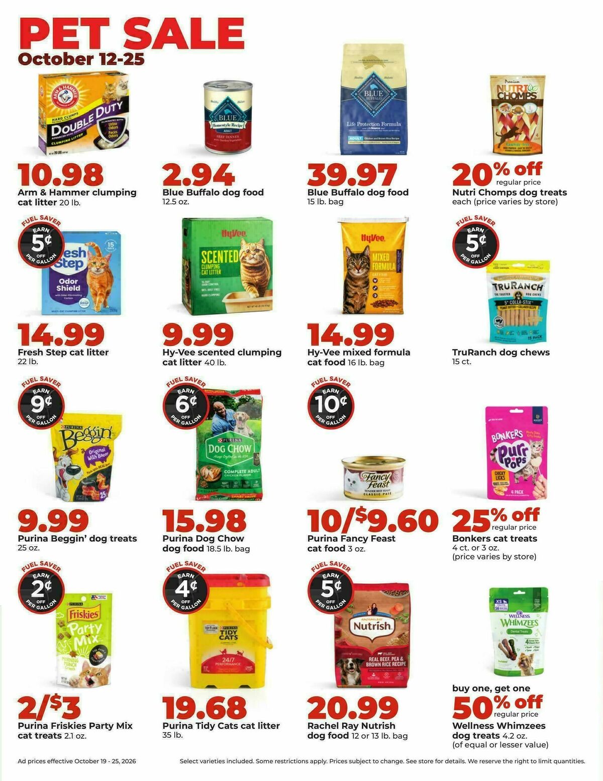 Hy-Vee Weekly Ad from October 19