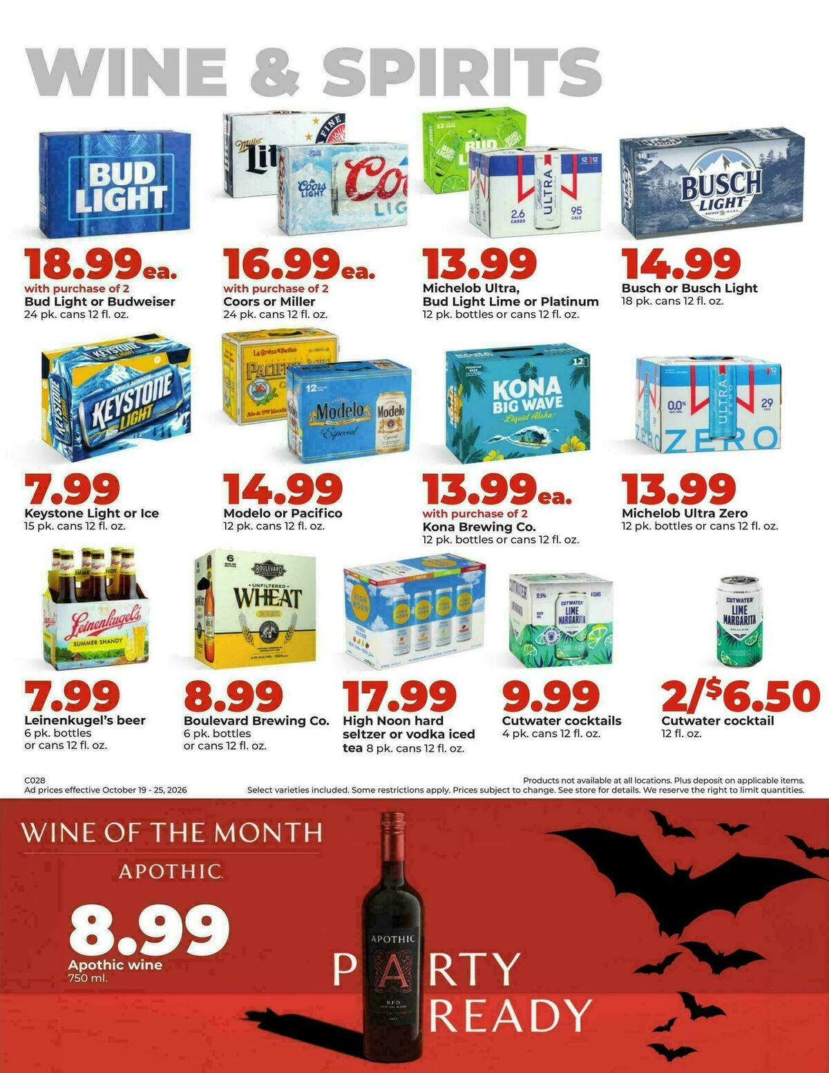 Hy-Vee Weekly Ad from October 19