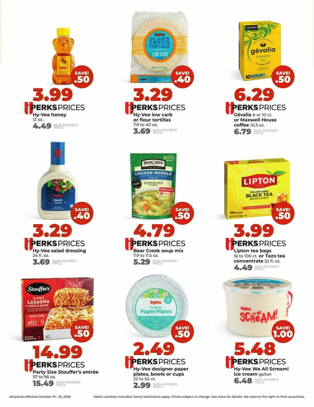 Hy-Vee Weekly Ad from October 19