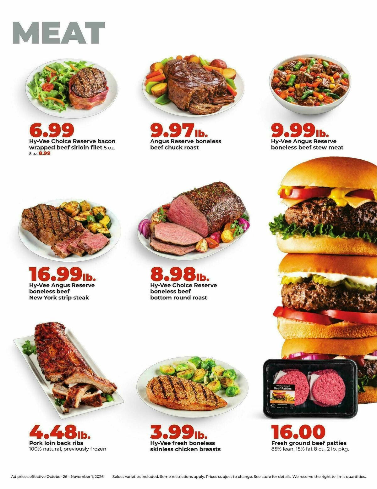 Hy-Vee Weekly Ad from October 26
