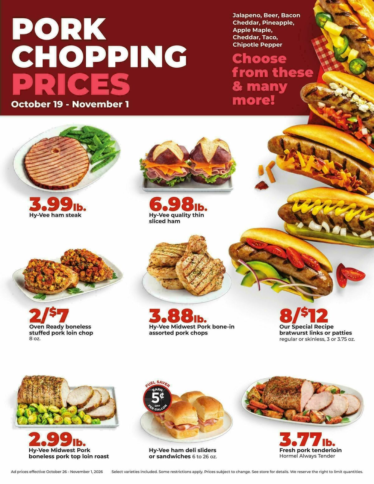 Hy-Vee Weekly Ad from October 26