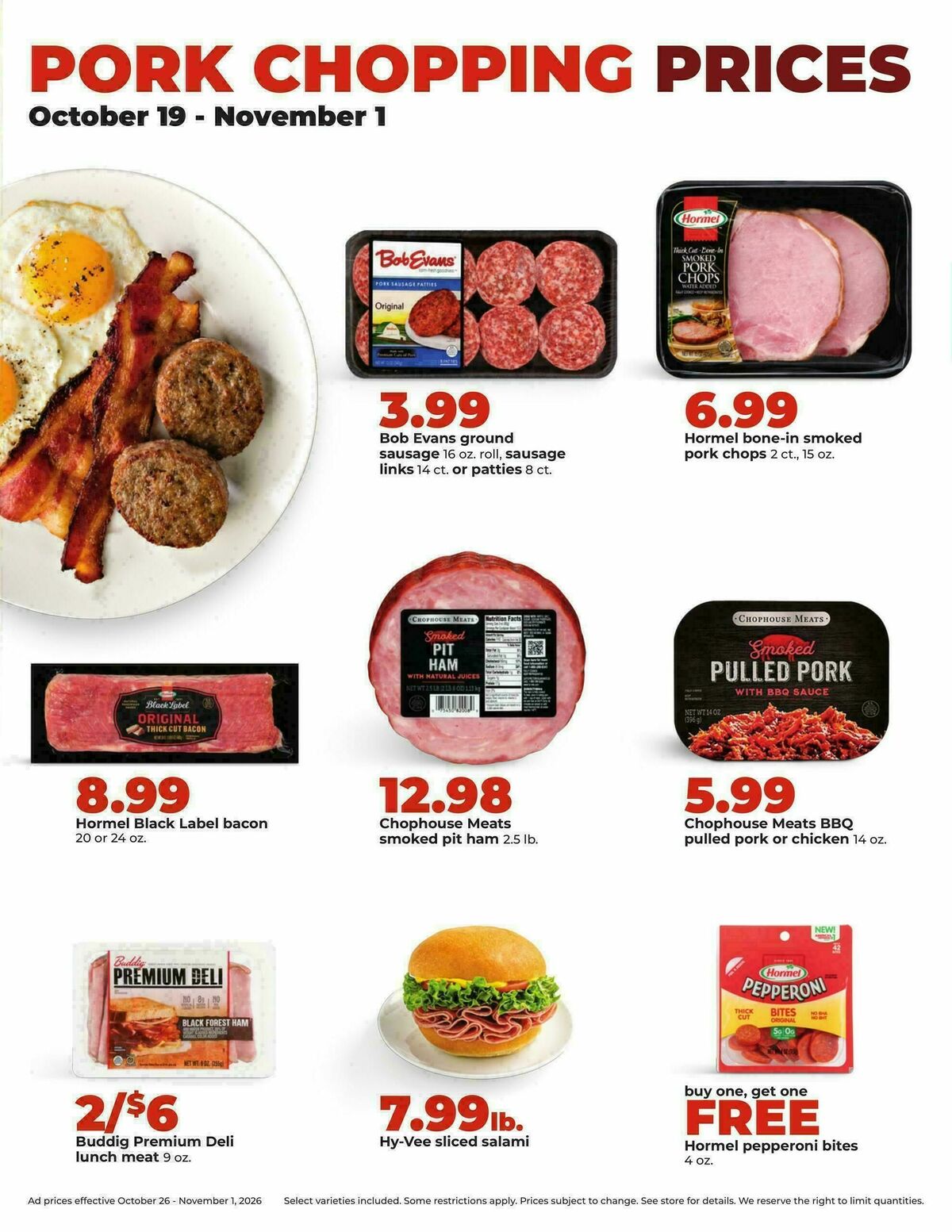 Hy-Vee Weekly Ad from October 26