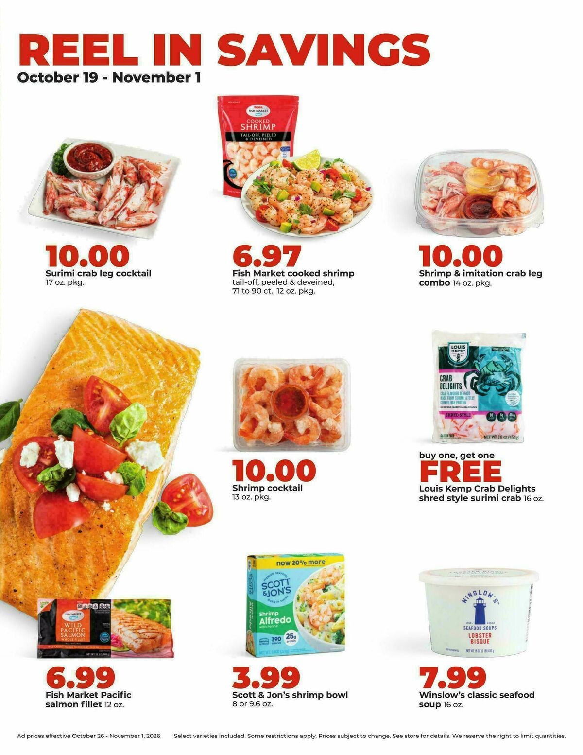 Hy-Vee Weekly Ad from October 26