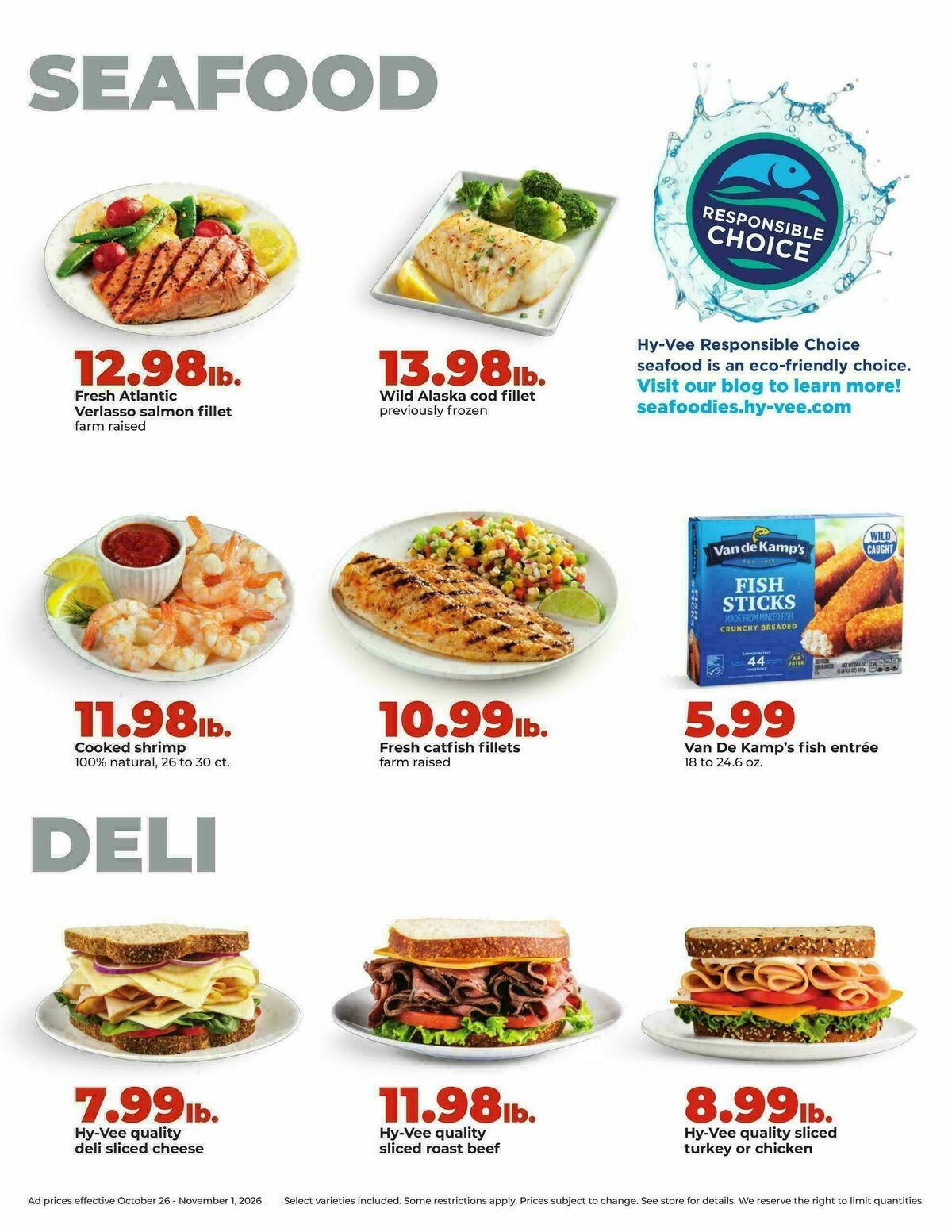 Hy-Vee Weekly Ad from October 26