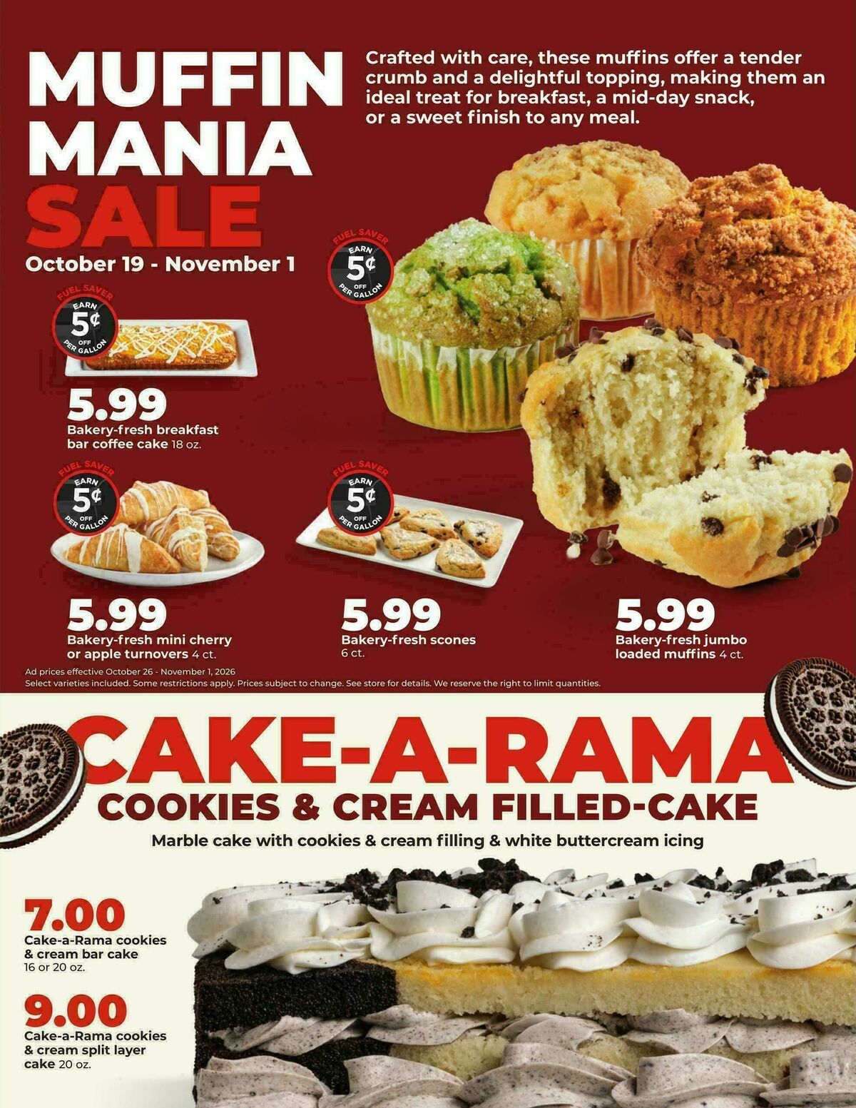Hy-Vee Weekly Ad from October 26