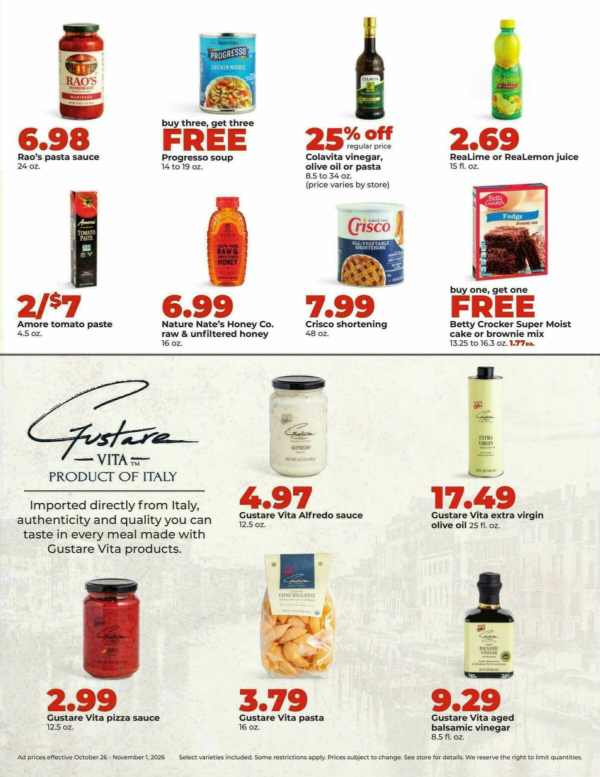 Hy-Vee Weekly Ad from October 26