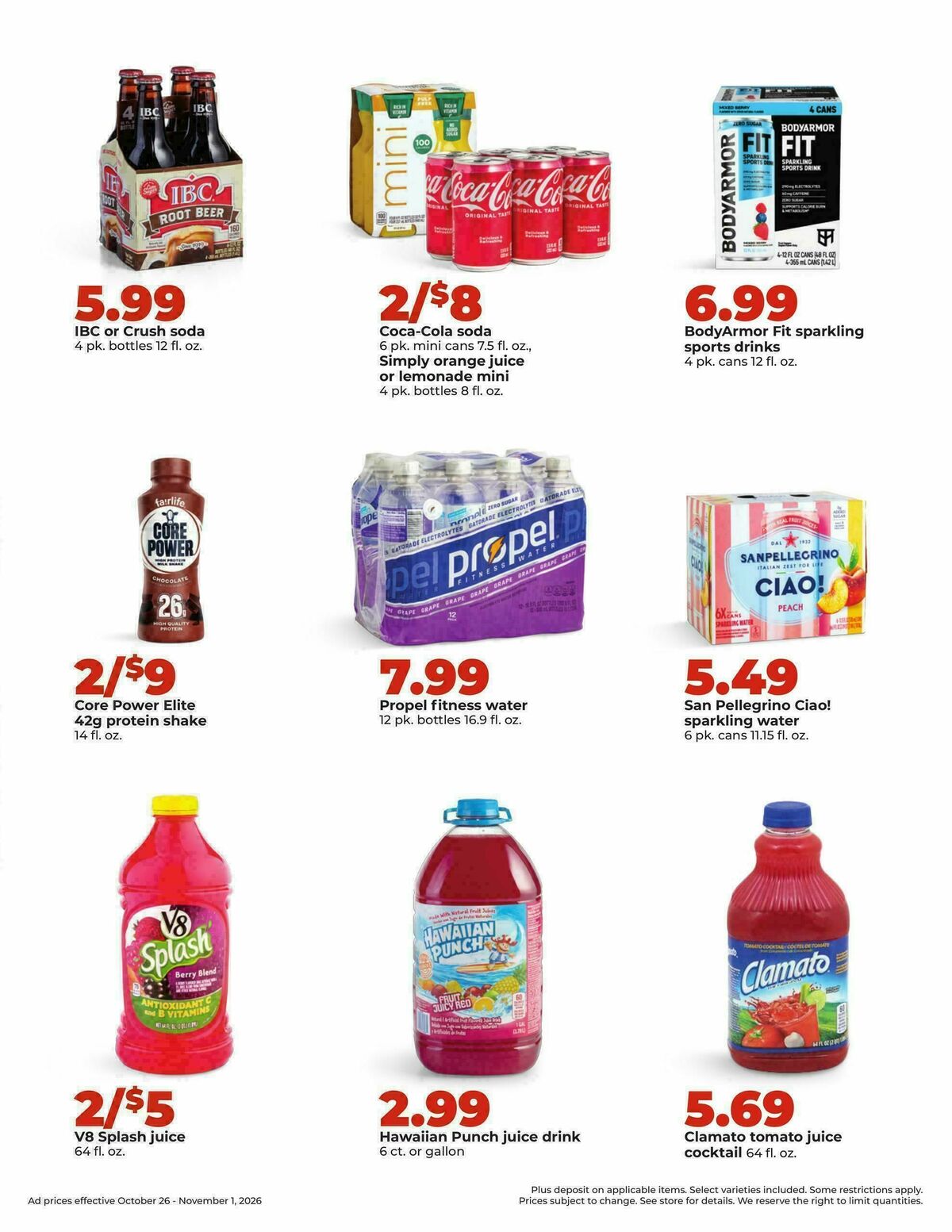 Hy-Vee Weekly Ad from October 26