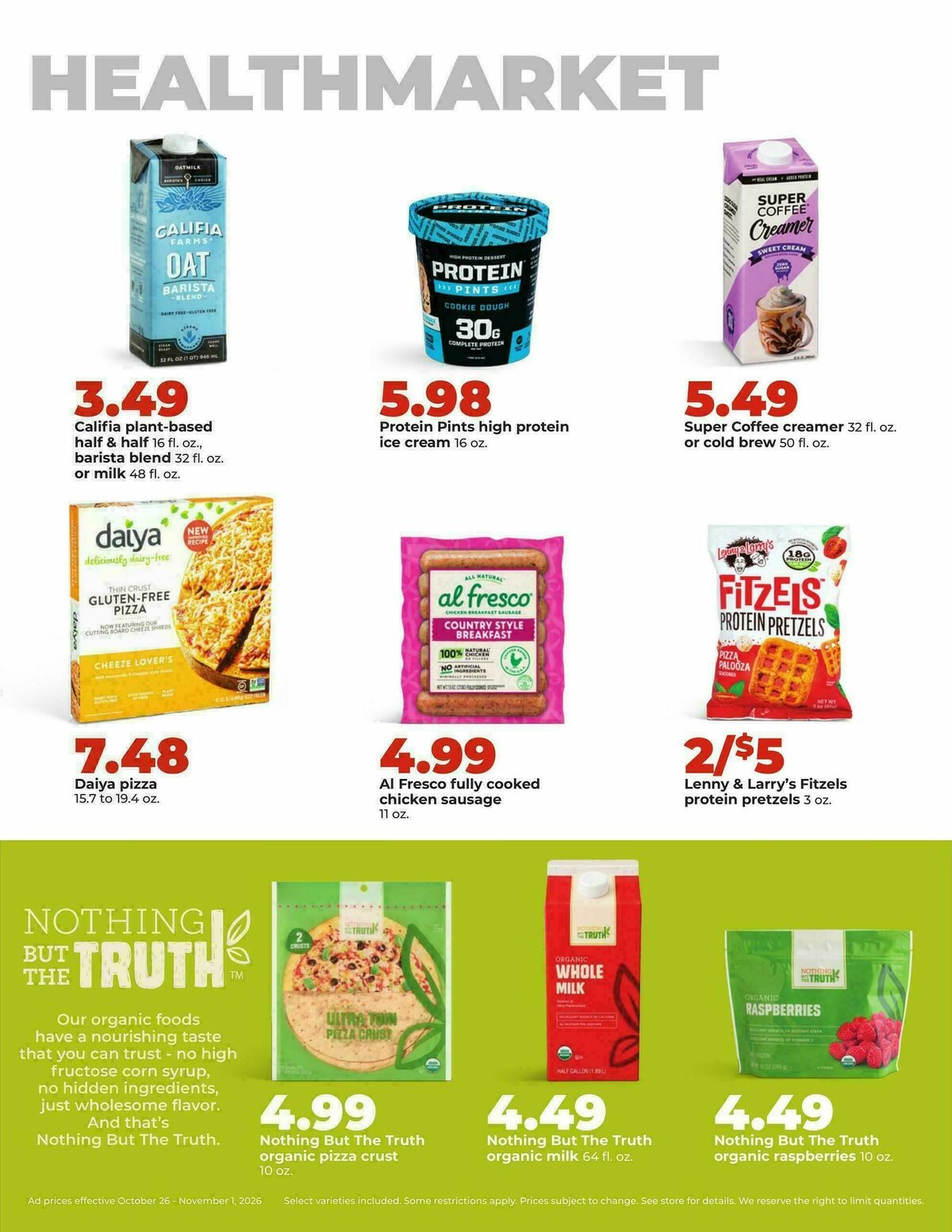 Hy-Vee Weekly Ad from October 26