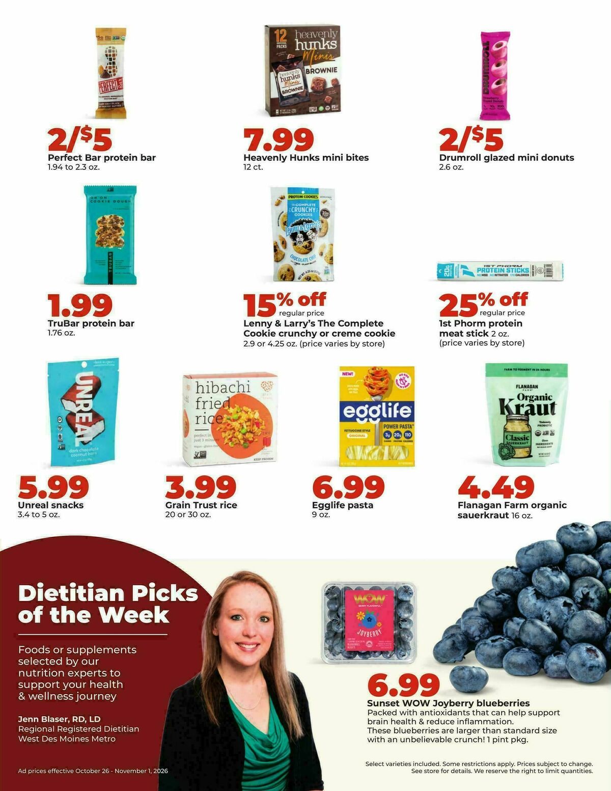 Hy-Vee Weekly Ad from October 26