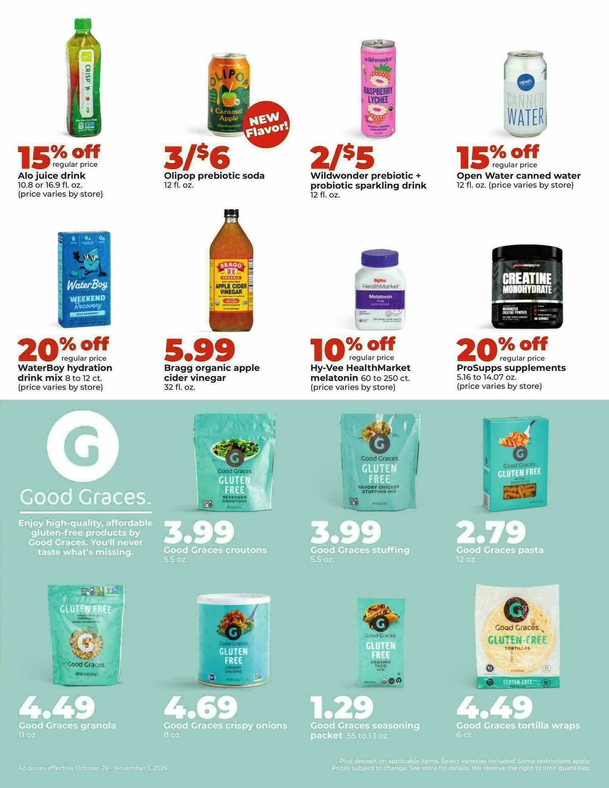 Hy-Vee Weekly Ad from October 26