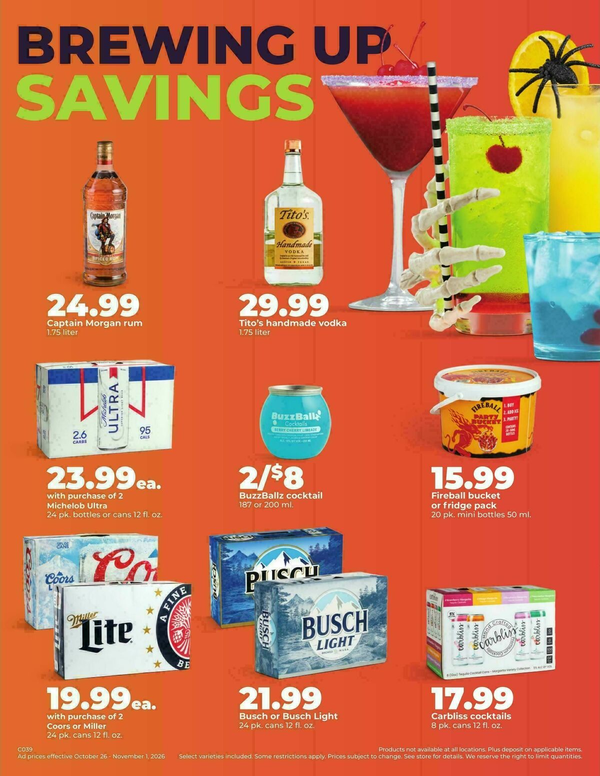 Hy-Vee Weekly Ad from October 26